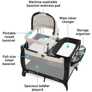 Graco Pack 'n Play Day2Dream Travel Bassinet Playard - Lo, , hires