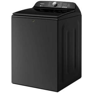 Whirlpool 27.375 in. 5.3 cu. ft. Top Load Washer with 2-in-1 Removable Agitator - Volcano Black, Volcano Black, hires