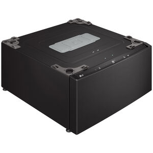 LG SideKick 27 in. 1.0 cu. ft. TwinWash Compatible Pedestal Washer - Black Steel, , hires