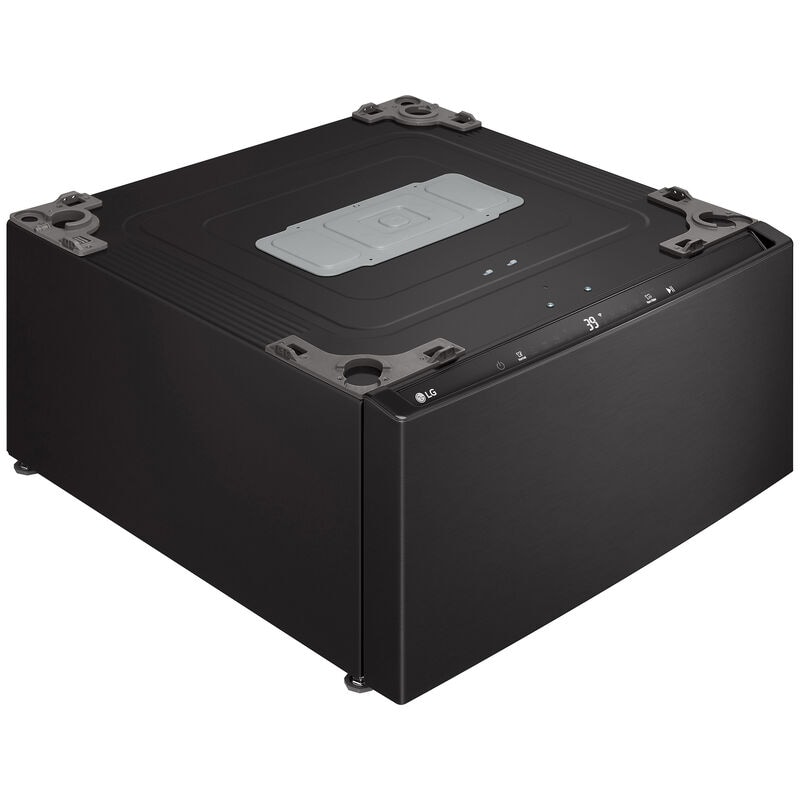 LG SideKick 27 in. 1.0 cu. ft. TwinWash Compatible Pedestal Washer - Black Steel, , hires