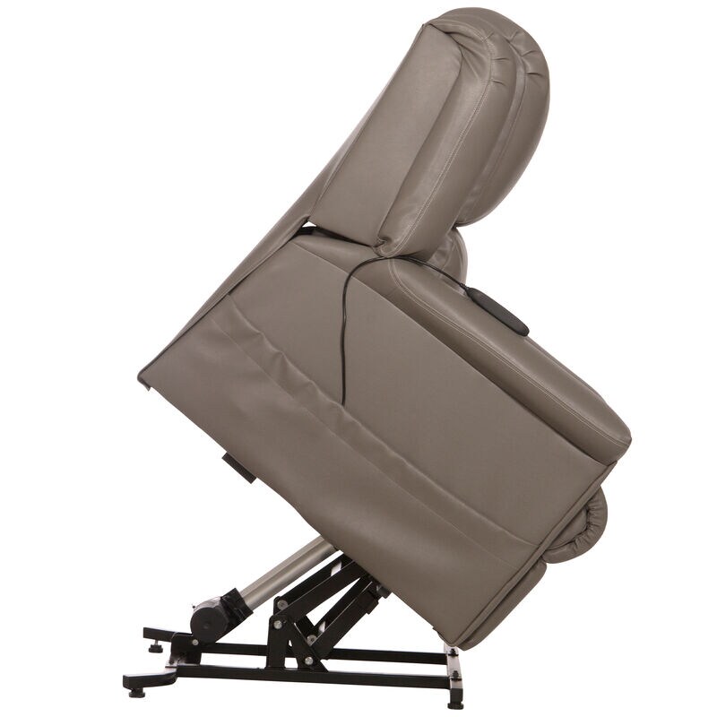 Catnapper Elsie Power Lift Lay Flat Recliner - Dove, , hires