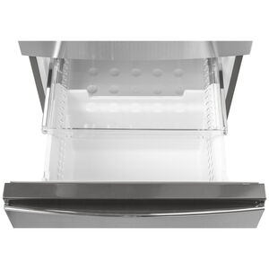 GE 24 in. 11.9 cu. ft. Counter Depth Bottom Freezer Refrigerator - Stainless Steel, , hires