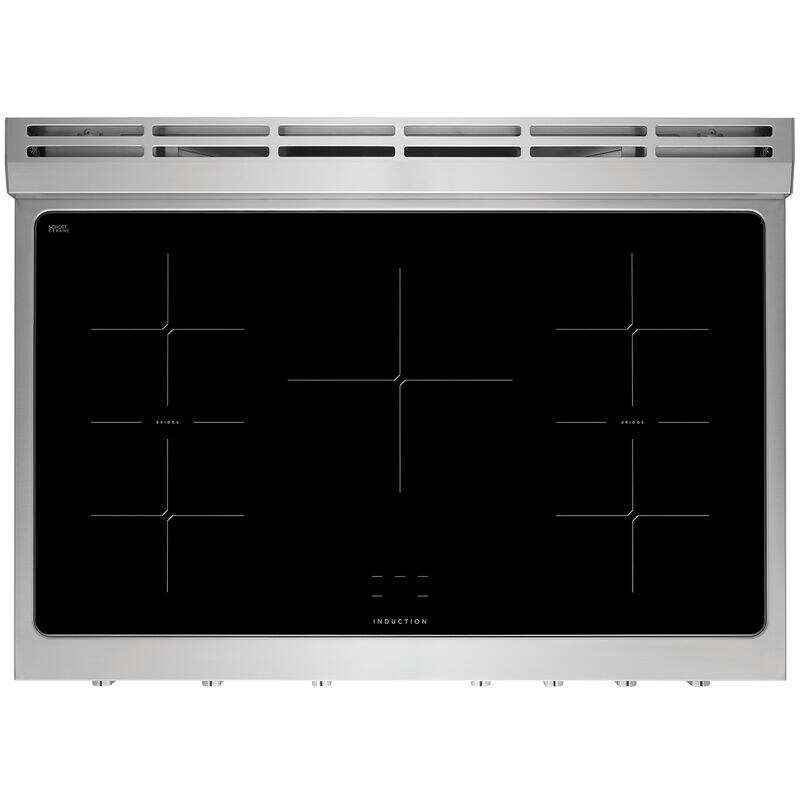Frigidaire Professional 36 in. 4.4 cu. ft. Dual Convection Electric Range with 5 Induction Burners - Stainless Steel, , hires