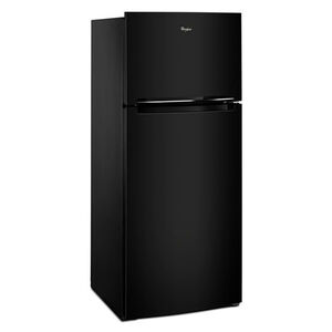 Whirlpool 28 in. 18 cu. ft. Top Freezer Refrigerator - Black, Black, hires