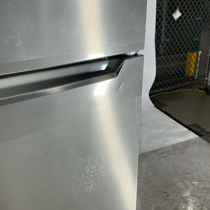 Frigidaire 28 in. 17.6 cu. ft. Top Freezer Refrigerator - Brushed Steel (Open Box Good Condition), , hires