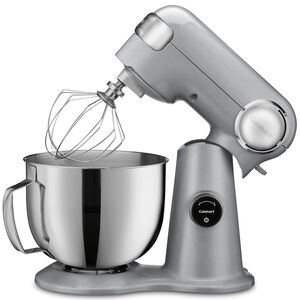 Cuisinart Precision Pro 12-Speed 5.5-Quart Electric Stand Mixer with Tilt-Head & 3 Attachments - Silver Lining, , hires