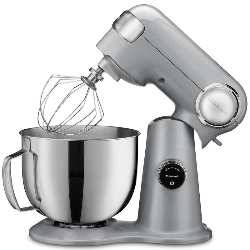Cuisinart Precision Pro 12-Speed 5.5-Quart Electric Stand Mixer with Tilt-Head & 3 Attachments - Silver Lining, , hires