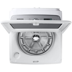 Samsung 27 in. 5.4 cu. ft. Smart Top Load Washer with ActiveWave Agitator and Super Speed Wash - White, White, hires