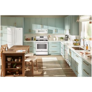 Whirlpool 30 in. 5.1 cu. ft. Gas Range with 4 Sealed Burners - White, , hires