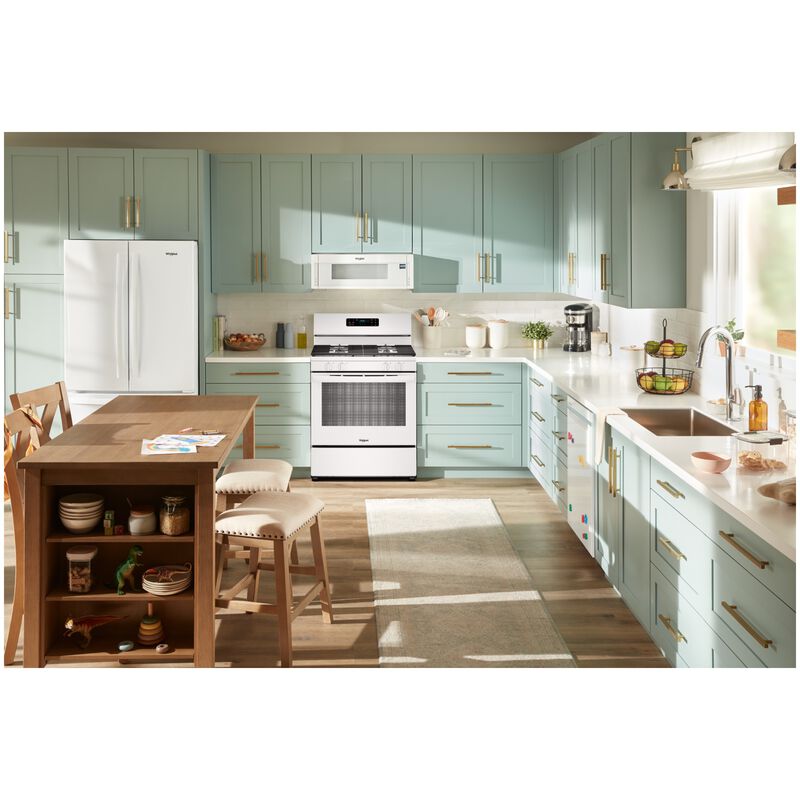 Whirlpool 30 in. 5.1 cu. ft. Gas Range with 4 Sealed Burners - White, , hires
