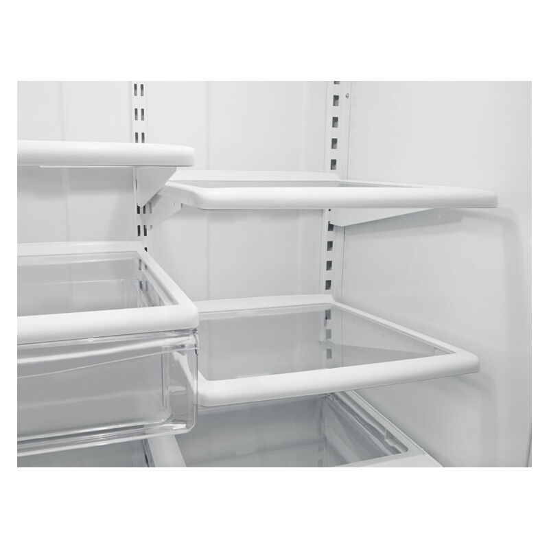 Whirlpool 33 in. 22.1 cu. ft. Bottom Freezer Refrigerator with Ice Maker - White-on-White, White on White, hires