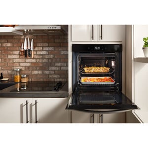 Whirlpool 24 in. 2.9 cu. ft. Smart Electric Single Wall Oven with True European Convection - Fingerprint Resistant Stainless, , hires