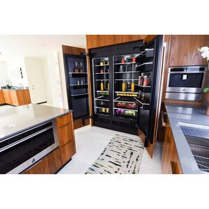 JennAir Rise Built-In Column Refrigerator Handle Kit - Stainless Steel, , hires