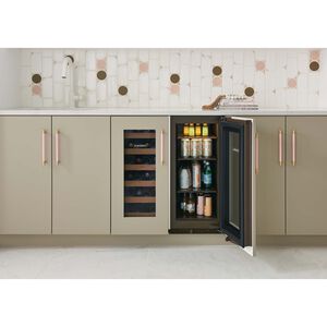 Sub-Zero Designer Series 15 in. Built-In 3.1 cu. ft. Smart Compact Beverage Center with Adjustable Shelves & Digital Control - Custom Panel Ready, , hires