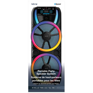 Borne Portable Party Speaker System - Black, , hires