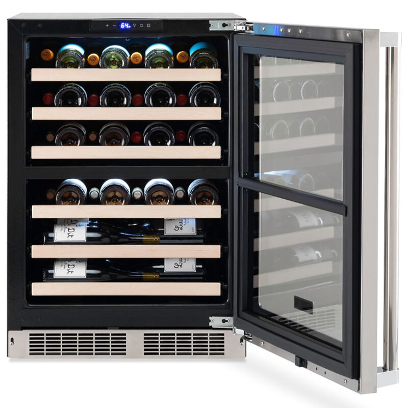 Viking 5 Series 24 in. Undercounter Wine Cooler with Wire Racks, Dual