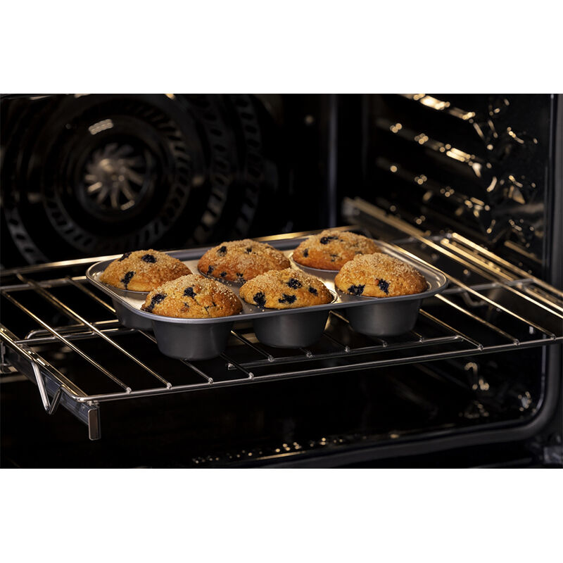 Frigidaire Gallery 27 in. 3.8 cu. ft. Steam Electric Single Wall Oven with True European Convection - Stainless Steel, Stainless Steel, hires