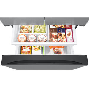 Samsung Bespoke 36 in. 30.5 cu. ft. Smart French Door Refrigerator with Ice & Water Dispenser - Fingerprint Resistant Stainless Steel, , hires