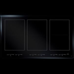 JennAir Oblivian Glass 36 in. 6-Burner Induction Cooktop with Simmer Burner & Power Burner - Black, , hires