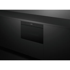 Fisher & Paykel Series 7 24 in. 1.2 cu. ft. Microwave Drawer with 10 Power Levels & Sensor Cooking Controls - Black Glass, , hires