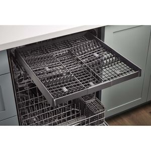 Whirlpool 24 in. Top Control Dishwasher with 47 dBa Sound Level, 3rd-Rack & Pocket - Fingerprint Resistant Stainless, , hires