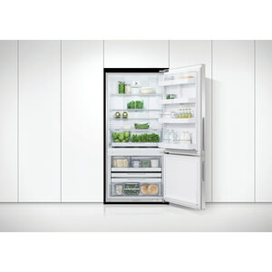 Fisher & Paykel Series 5 31 in. 17.5 cu. ft. Smart Counter Depth Bottom Freezer Refrigerator - Stainless Steel, , hires