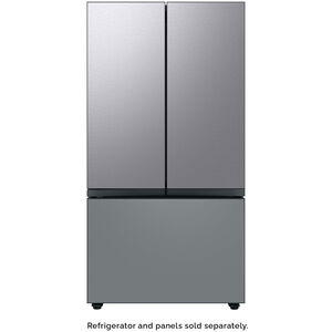 Samsung BESPOKE 3-Door French Door Top Panel for Refrigerators - Stainless Steel, , hires