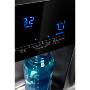 Whirlpool 33 in. 22.1 cu. ft. French Door Refrigerator with Internal Water Dispenser - Black, Black, hires