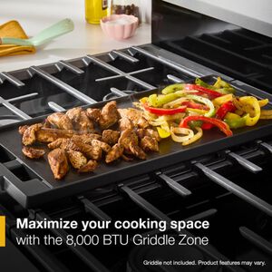 Whirlpool 30 in. 5.0 cu. ft. Air-Fry Standard Convection Gas Range with 5 Sealed Burners - Black, , hires