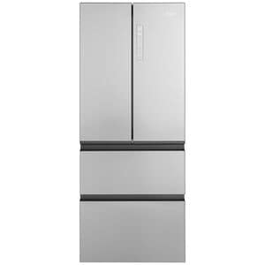 Haier 28 in. 14.5 cu. ft. Counter Depth 4-Door French Door Refrigerator - Stainless Steel, , hires