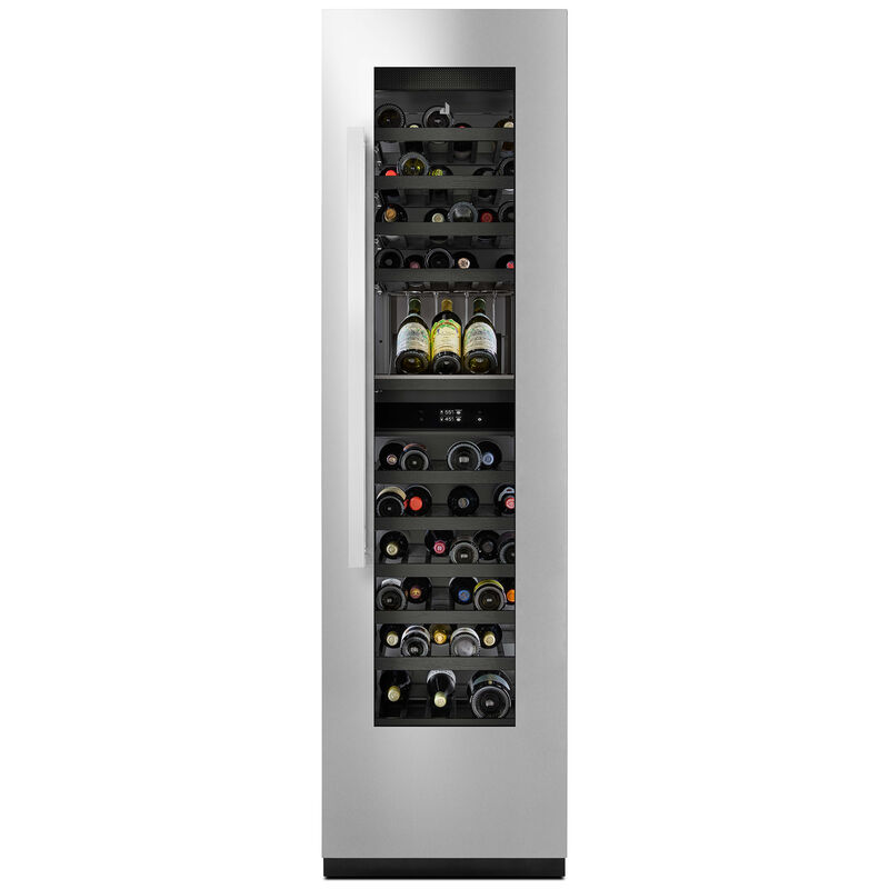 JennAir Noir 24 in. Wine Column Panel Right Swing - Stainless Steel, , hires