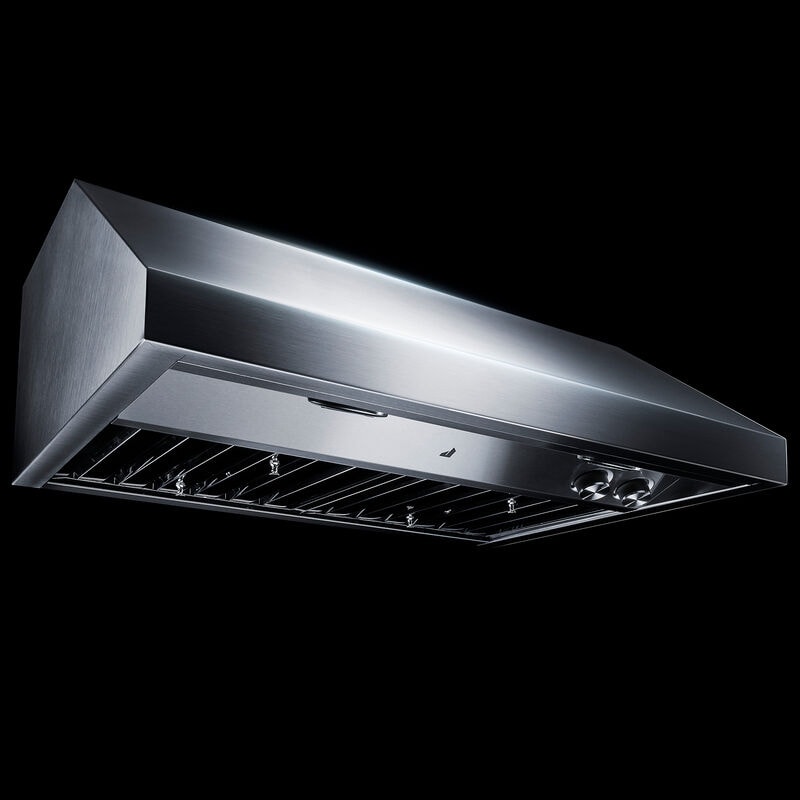 JennAir Pro-Style 30 in. Ducted Canopy Pro Style Style Range Hood with 600 CFM, 4 Fan Speeds & 2 Halogen Lights - Stainless Steel, , hires