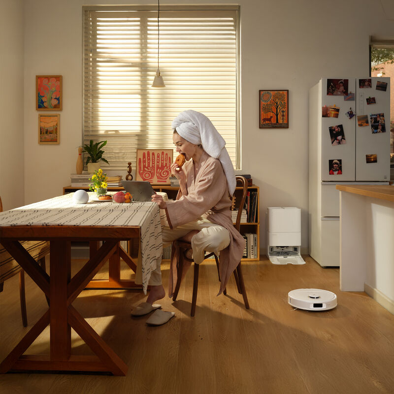 Roborock Qrevo Pro Wi-Fi Connected Auto-Empty Robotic Vacuum/Mop Combo with Voice Control, , hires