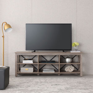 Hudson & Canal Sawyer 68" TV Stand - Gray Oak, , hires