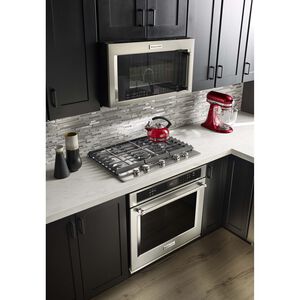 KitchenAid 30 in. 5-Burner Natural Gas Cooktop with Simmer Burner & Power Burner - Stainless Steel, , hires