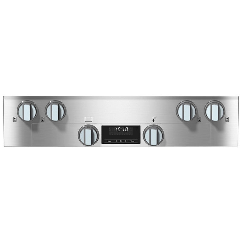 Miele 30 in. 4.6 cu. ft. Convection Oven Freestanding Dual Fuel Range with 4 Sealed Burners - Clean Touch Steel, , hires