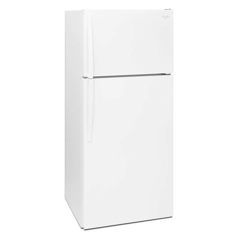 Whirlpool 28 in. 14.3 cu. ft. Top Freezer Refrigerator - White, White, hires