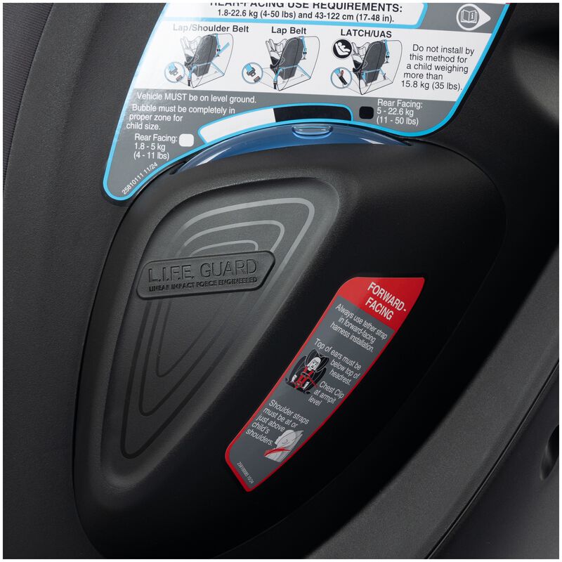 Evenflo Revolve 360 Slim 2-in-1 Rotating Car Seat - Carver Blue, , hires
