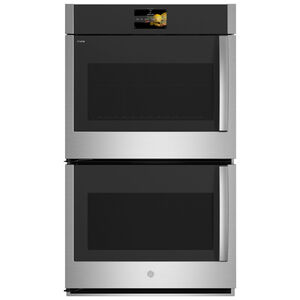 GE Profile 30" 10.0 Cu. Ft. Electric Smart Double Wall Oven with True European Convection & Self Clean - Stainless Steel, , hires