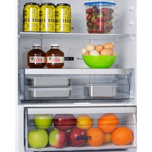 Summit 24 in. 11.7 cu. ft. Counter Depth Bottom Freezer Refrigerator - Stainless Steel, , hires