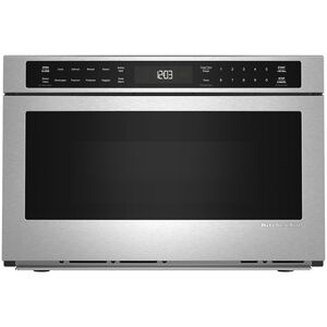 KitchenAid 24 in. 1.3 cu. ft. 950W Drawer Microwave with Sensor Cooking - Stainless Steel with PrintShield Finish, , hires