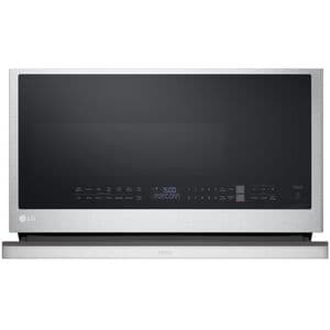 LG 30 in. 2.1 cu. ft. 1050W Smart Over-the-Range Microwave with 400 CFM & Sensor Cooking - PrintProof Stainless Steel, PrintProof Stainless Steel, hires