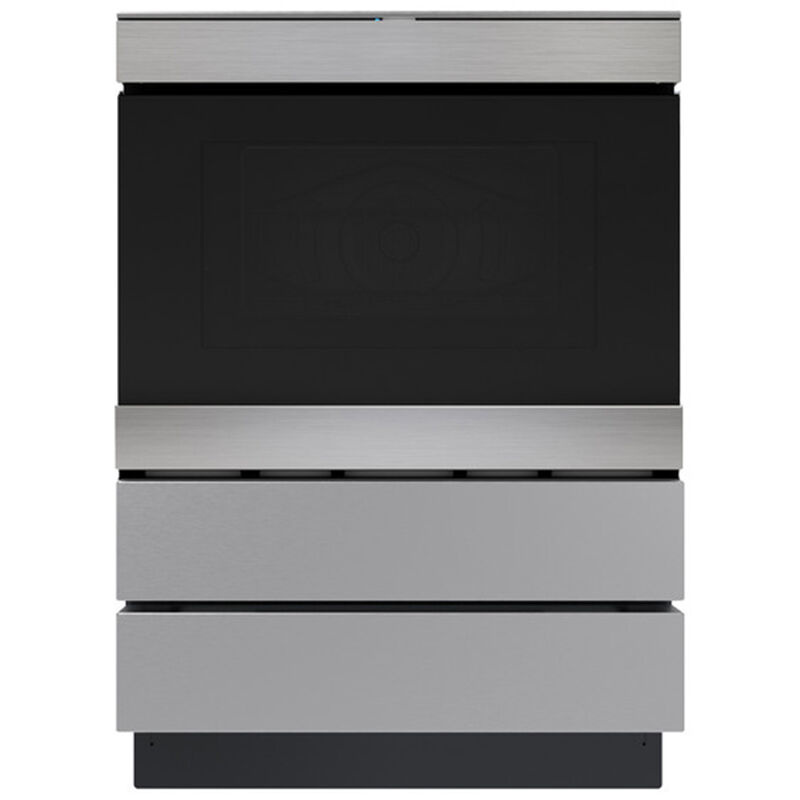 Sharp 24 in. Under the Counter Convection Microwave Drawer Pedestal - Stainless Steel, , hires