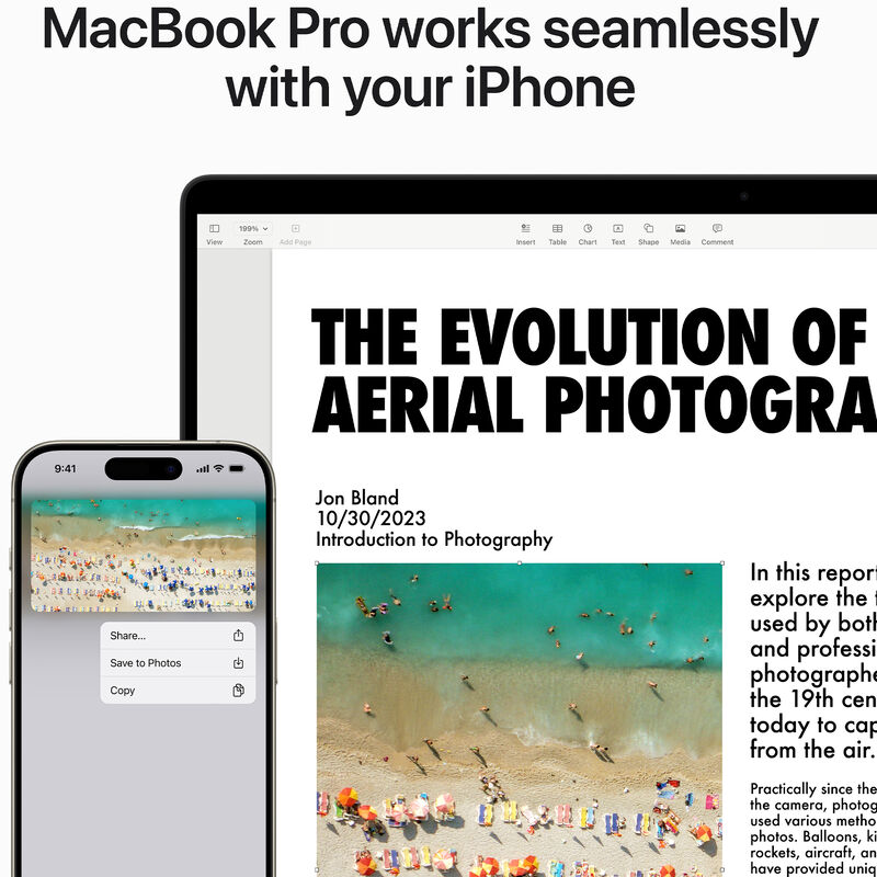 Apple MacBook Pro (2023) 14 in. Notebook with Apple Intelligence, Apple M3 Pro 12-Core CPU, 18-Core GPU, 18 GB RAM, 1 TB SSD, up to 18 Hrs. of Battery Life & Mac OS - Silver, , hires