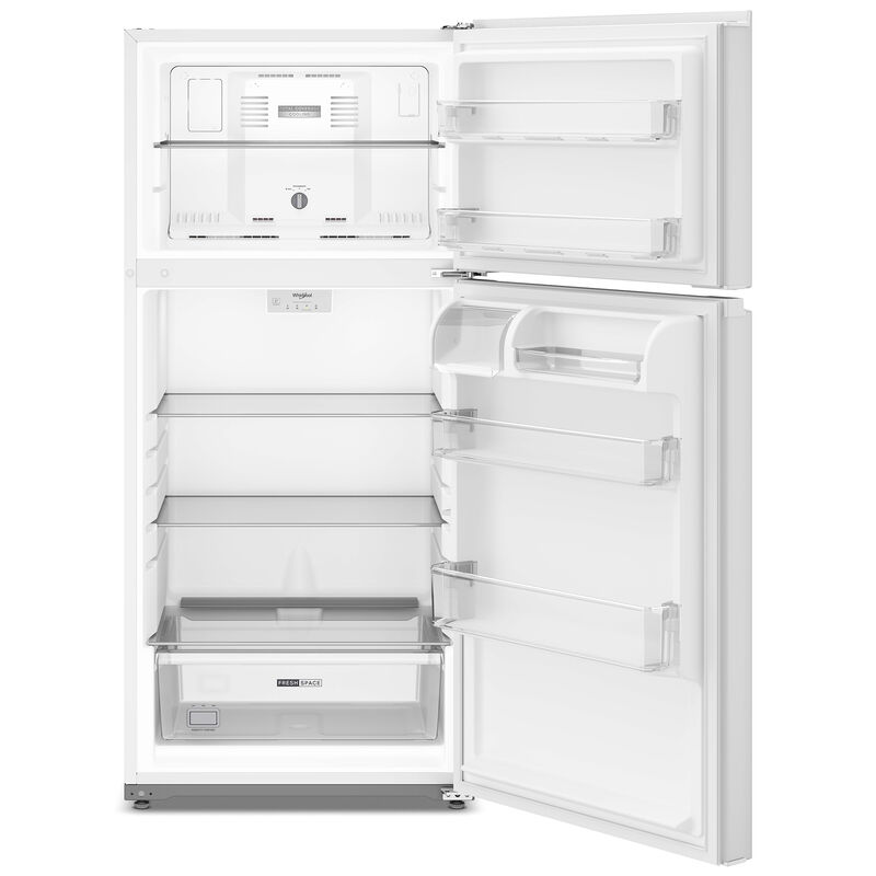 Whirlpool 28 in. 14.3 cu. ft. Top Freezer Refrigerator - White, White, hires