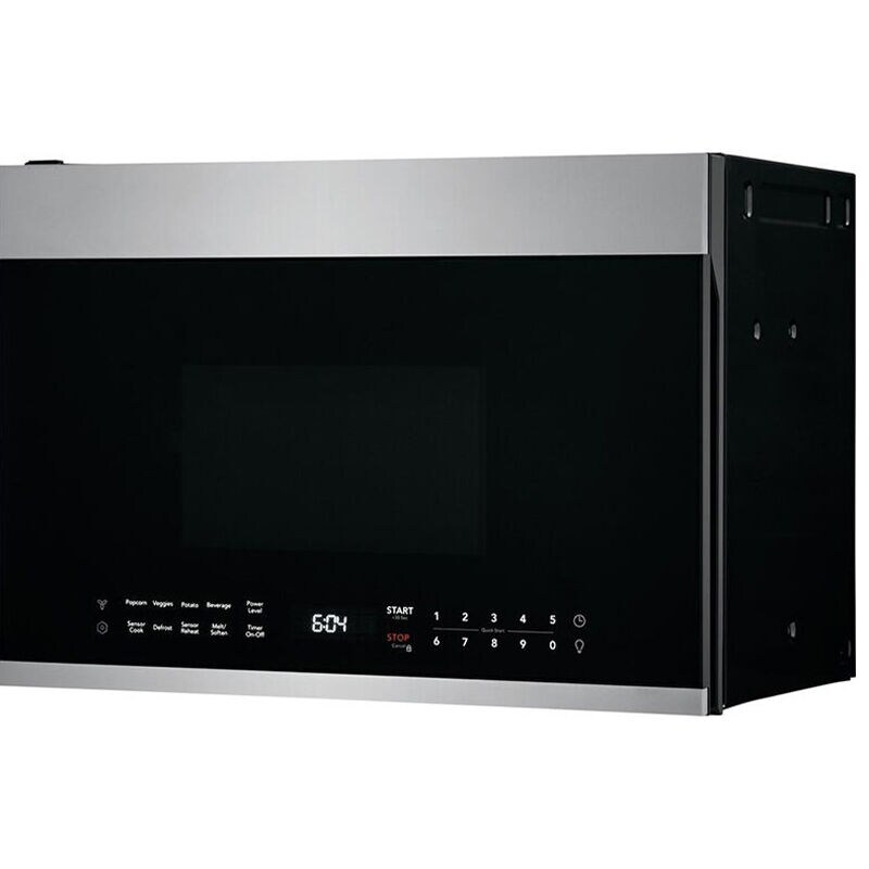 Frigidaire 24" 1.4 Cu. Ft. Over-the-Range Microwave with 9 Power Levels, 300 CFM & Sensor Cooking Controls - Stainless Steel, Stainless Steel, hires