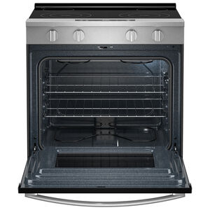 Whirlpool 30 in. 5.3 cu. ft. Smart Air-Fry Electric Range with Radiant Burners - Stainless Steel, , hires
