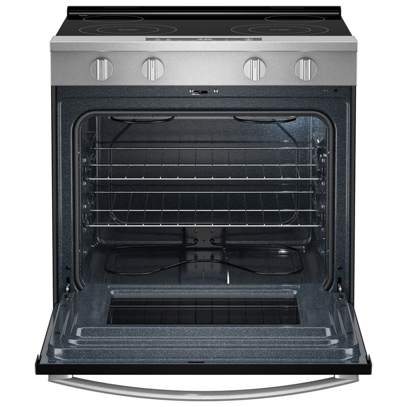 Whirlpool 30 in. 5.3 cu. ft. Smart Air-Fry Electric Range with Radiant Burners - Stainless Steel, , hires