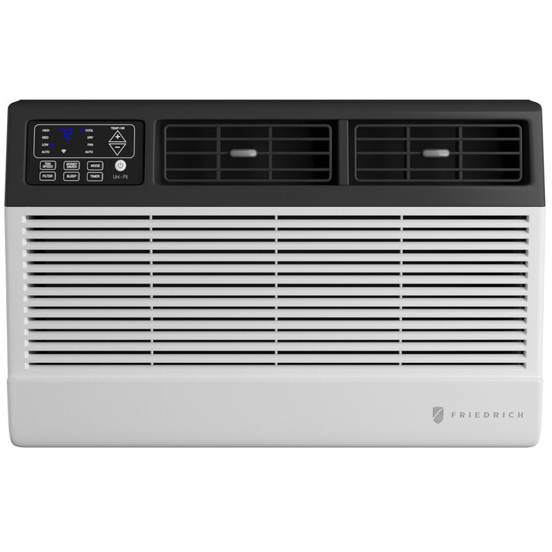 Friedrich Uni-Fit Series 10,000 BTU Heat/Cool Smart Through-the-Wall Air Conditioner with 3 Fan Speeds, Sleep Mode & Remote Control - White, , hires
