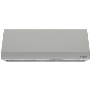 Wolf 48 in. Canopy Pro Style Range Hood, Ducted Venting & 3 Halogen Lights - Stainless Steel, , hires